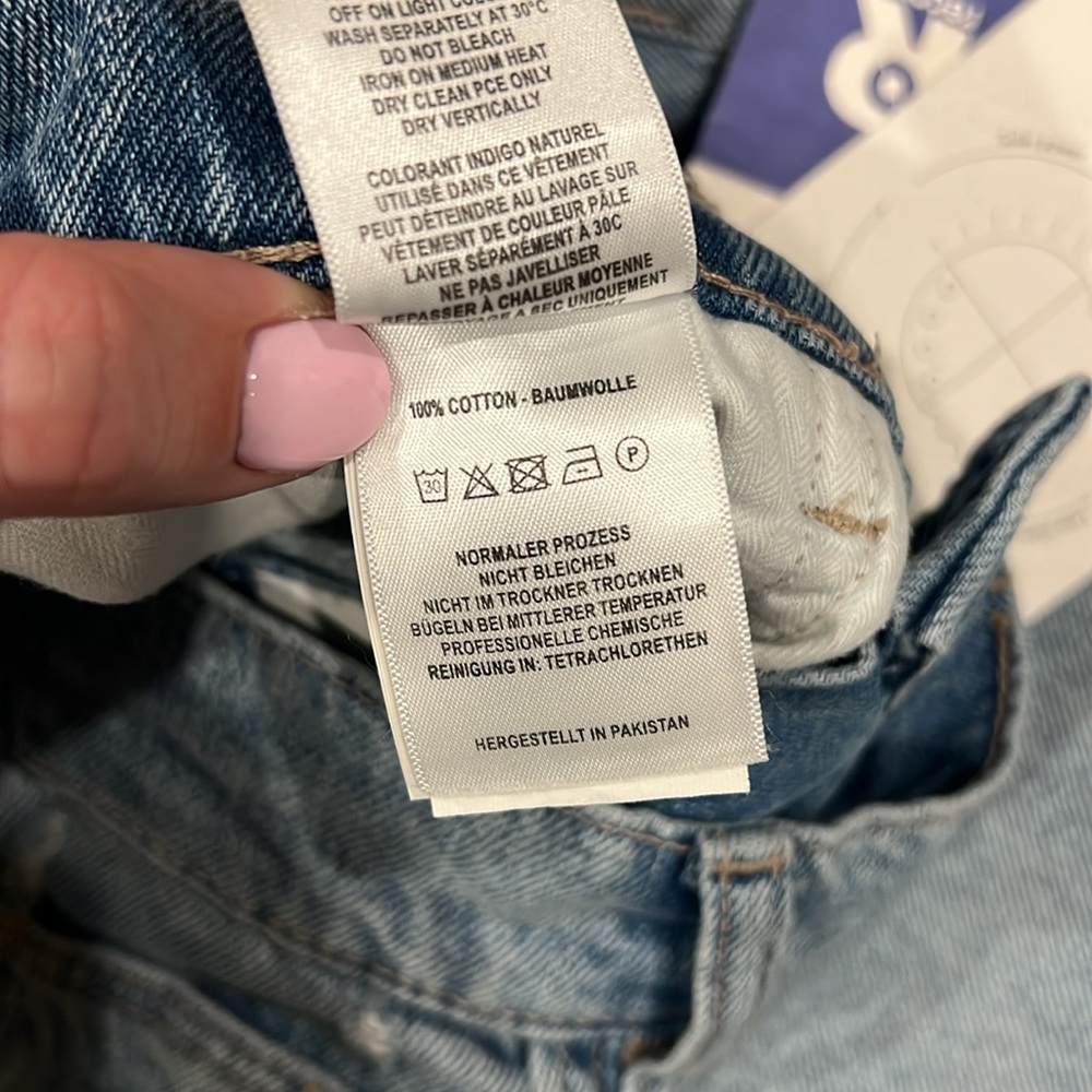 DL1961 | Hepburn High Rise Wide Leg Jeans in Slate size 28 NWT - Picture 10 of 16